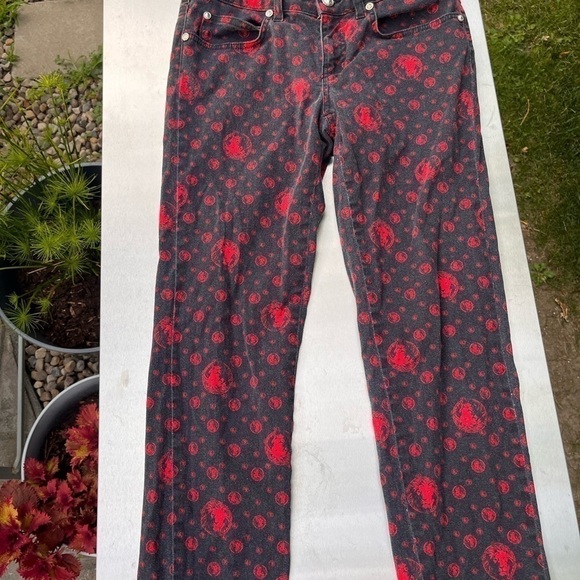 Versus versace jeans size 26 faded black and red - Picture 3 of 13